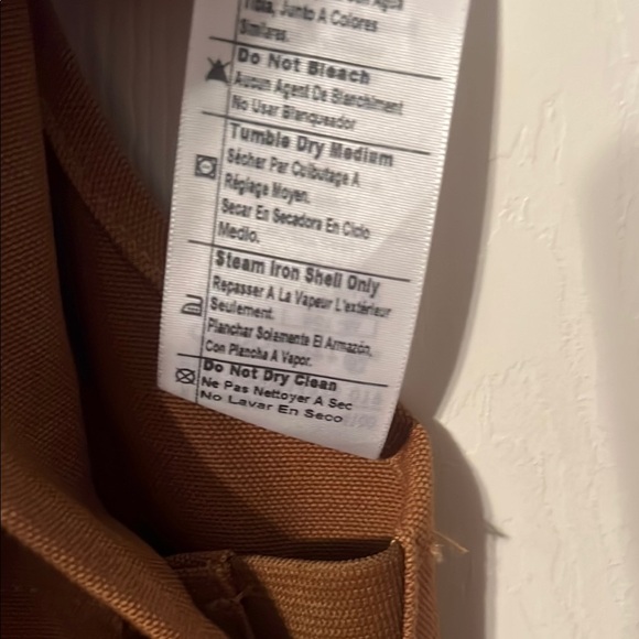 NWOT Carhartt Women's Tan Jumpsuit: 34x32 - Picture 11 of 11